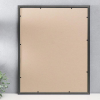 Фоторамка пластик 40х50 см, зелёный с золотом (пластиковый экран)