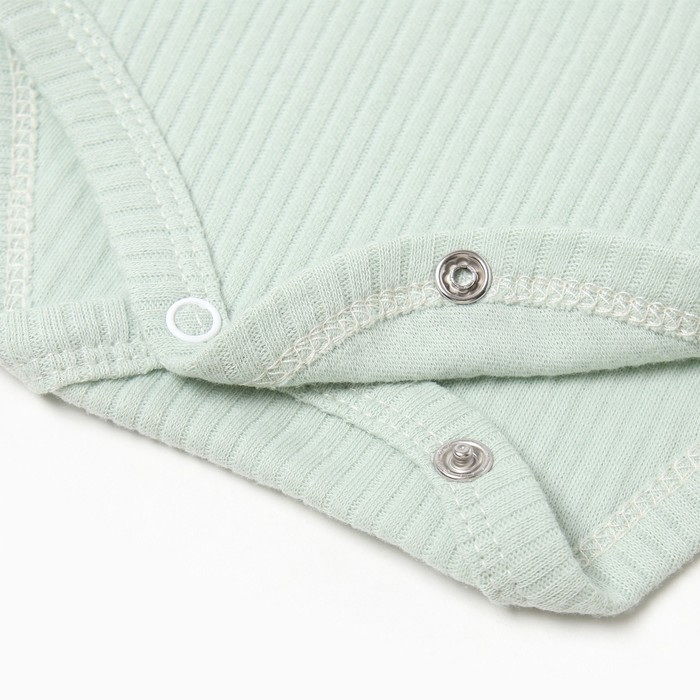 Боди с дл. рукавом Крошка Я , рост 74-80 см, зеленый