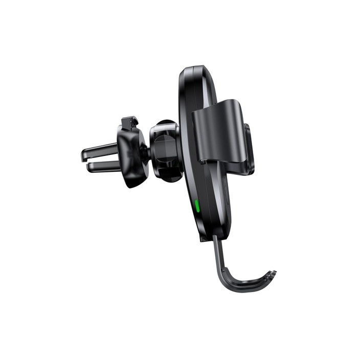 Держатель для смартфона в авто Baseus в воздуховод, беспроводная зарядка, 2 А, 10W, чёрное Держатель для смартфона в авто Baseus в воздуховод, беспроводная зарядка, 2 А, 10W, чёрное