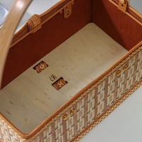 Корзина для хранения Доляна Nature, 24&times;13&times;11 см, бамбук