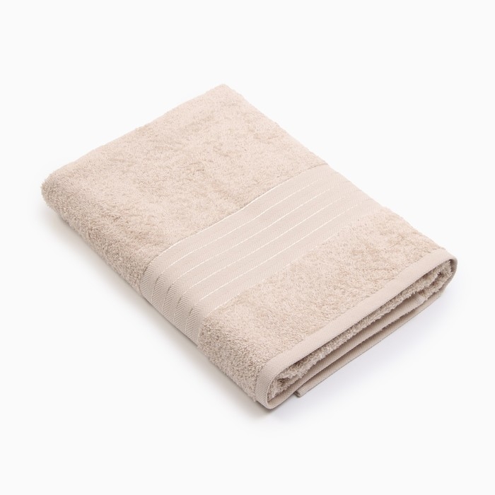 Полотенце махровое Love Life "Basic" 70*140 см, бежевый, 100% хл, 450 гр/м2