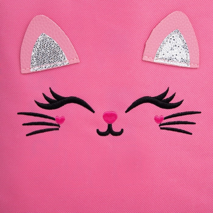 Шопер детский для девочки с допиками «Котейка», 32х23см Шопер детский для девочки с допиками «Котейка», 32х23см