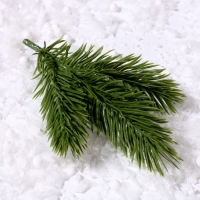 Декор &laquo;Веточка ели&raquo;, набор 5 шт., размер 1 шт. &mdash; 12 &times; 9 см