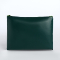 Косметичка на молнии, цвет зелёный Косметичка на молнии, цвет зелёный