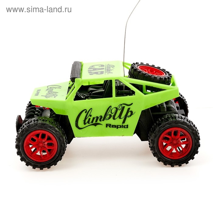 Джип радиоуправляемый &laquo;Багги&raquo;, работает от батареек, цвета МИКС