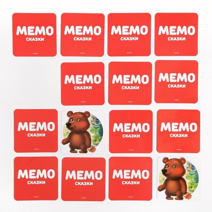 Настольная игра &laquo;Мемо. Сказки&raquo;, 28 карт, 3+