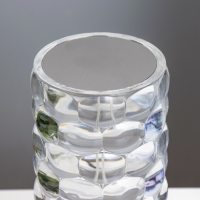 Настольная лампа с ПДУ "Призма" LED RGB сенсорная АКБ 8х8х18 см RISALUX