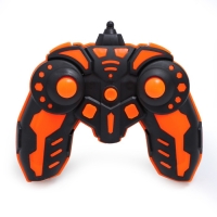 Машина-перевёртыш радиоуправляемая &laquo;Трюкач&raquo;, свет, работает от аккумулятора, цвет оранжевый