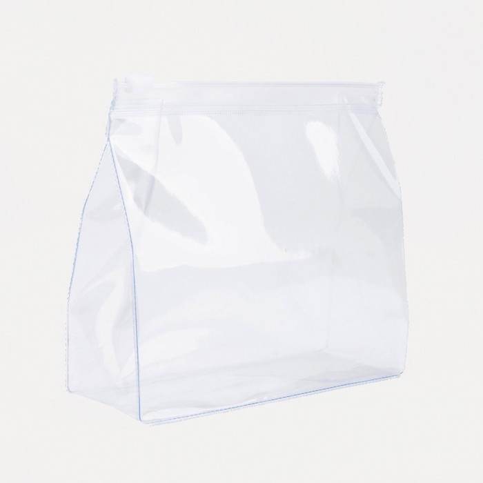 Косметичка с застежкой зип-лок, цвет прозрачный Косметичка с застежкой зип-лок, цвет прозрачный
