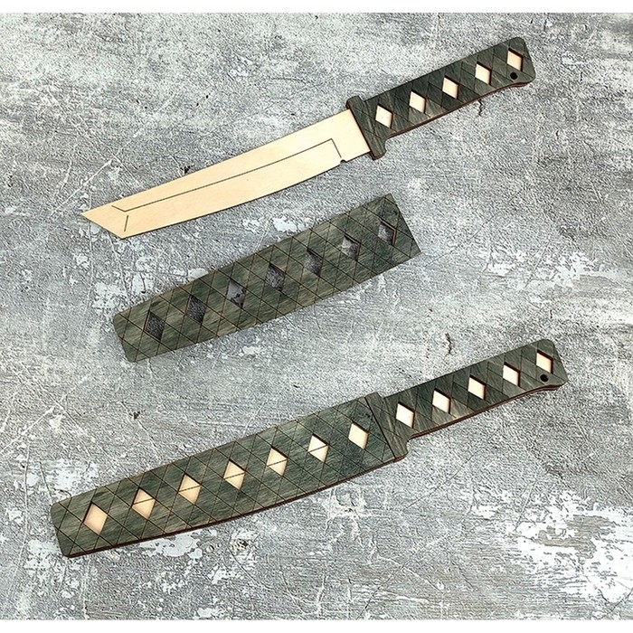 Оружие из дерева &laquo;Нож-Танто&raquo;, 30х4х0,9 см