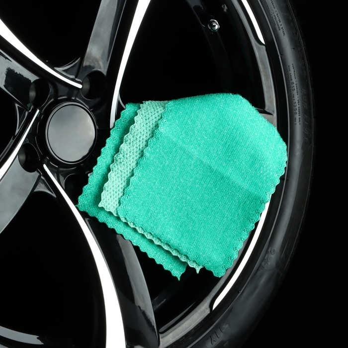 Набор салфеток из микрофибры Grand Caratt для сильных загрязнений, 15 х 19 см, 3 шт Набор салфеток из микрофибры Grand Caratt для сильных загрязнений, 15 х 19 см, 3 шт