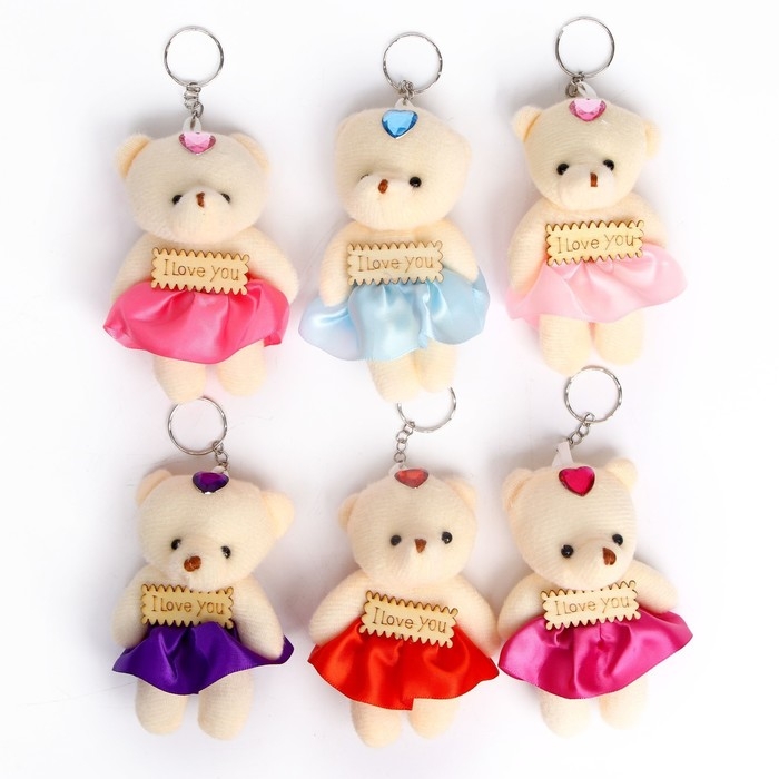 Мягкая игрушка-подвеска &laquo;Я люблю тебя&raquo;, цвета МИКС