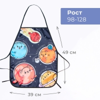 Фартук детский для творчества Этель "Котики" 49х39 см