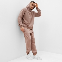 Толстовка мужская MINAKU: Casual Collection цвет темно-бежевый, р-р 52