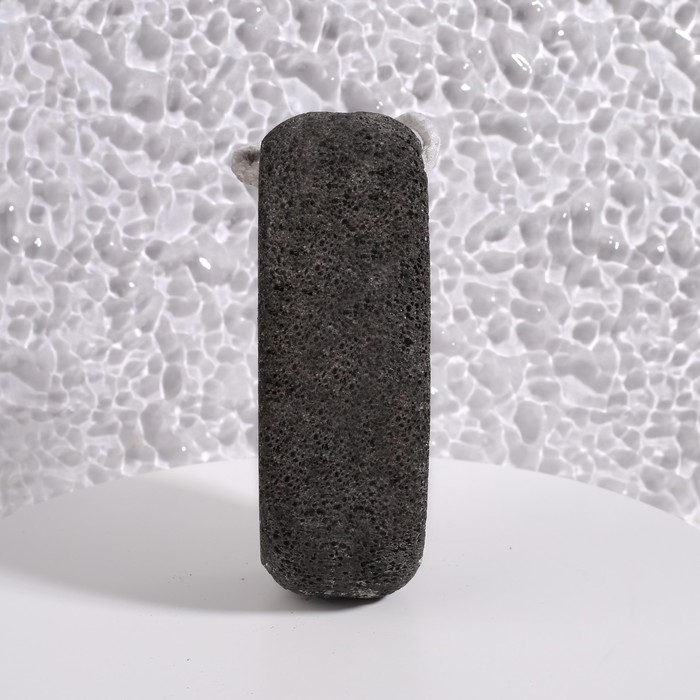 Пемза для педикюра, с подвесом, 11 &times; 7 см, в коробке, цвет чёрный