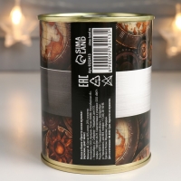 Носки в банке "Просто носки мужика" (внутри носки мужские, цвет чёрный)