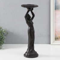 Подсвечник чугун на 1 свечу "Богиня" 10,5х12х36 см Подсвечник чугун на 1 свечу "Богиня" 10,5х12х36 см