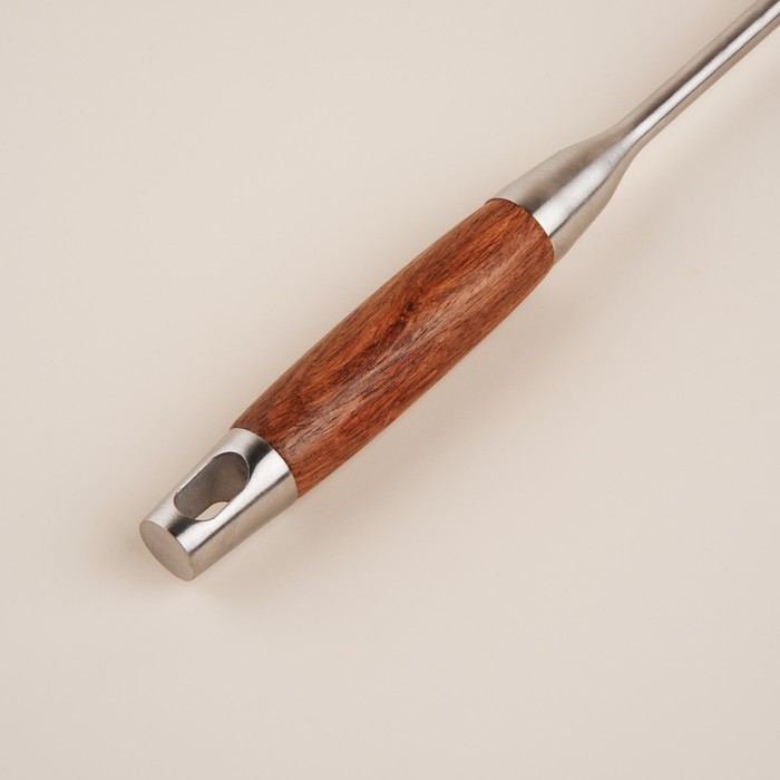 Шумовка из нержавеющей стали SLHome, «Рустик» 39×12,5 см, цвет серебряный Шумовка из нержавеющей стали SLHome, «Рустик» 39×12,5 см, цвет серебряный