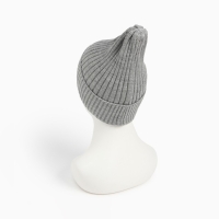 Шапка женская демисезонная, цвет серый, размер 52-56 Шапка женская демисезонная, цвет серый, размер 52-56