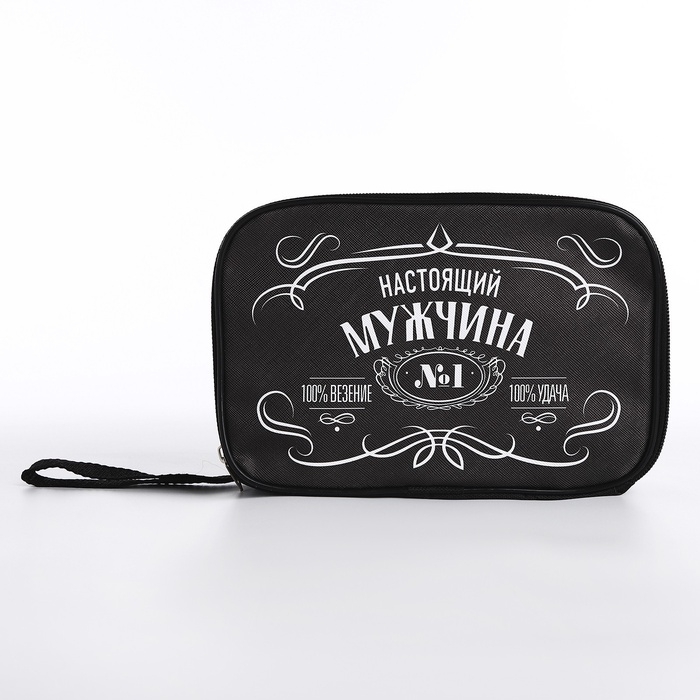 Подарочный набор &laquo;Настоящий мужчина&raquo;: сумка, стакан, носки р-р 40-42, форма для льда