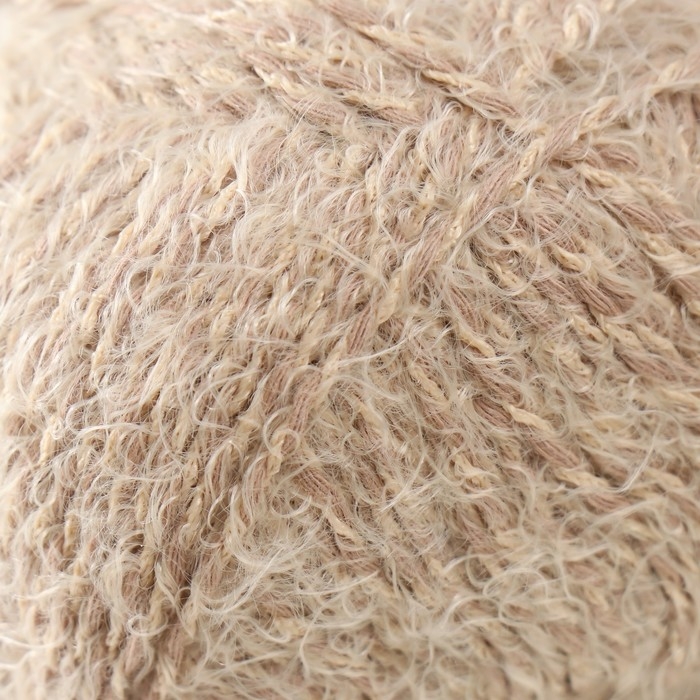 Пряжа "Хлопок травка" 65% хлопок 35% полиамид 220 м/100гр (005 бежев.)