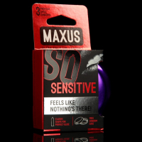 Презервативы ультратонкие MAXUS Sensitive №3 ж/к Презервативы ультратонкие MAXUS Sensitive №3 ж/к