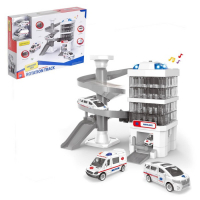 Парковка &laquo;Скорая помощь&raquo;, с 2 машинками, свет и звук