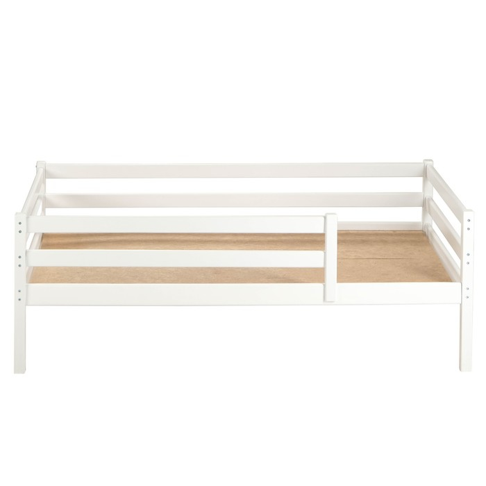 Кровать Сева, спальное место 1600х800, Белый/Массив Берёзы