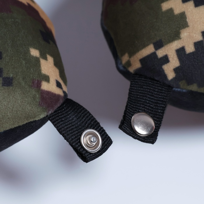 Подушка для путешествий антистресс &laquo;Хаки&raquo;, 29 х 29 см