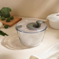 Центрифуга для сушки зелени SL Home &laquo;Оливковая роща&raquo;, 5 л, стекло, цвет оливковый