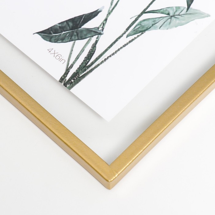 Фоторамка металл на 2 фото 10х10, 10х15 см Фоторамка металл на 2 фото 10х10, 10х15 см "Лофт. Треугольники" золото 20х30,5 см