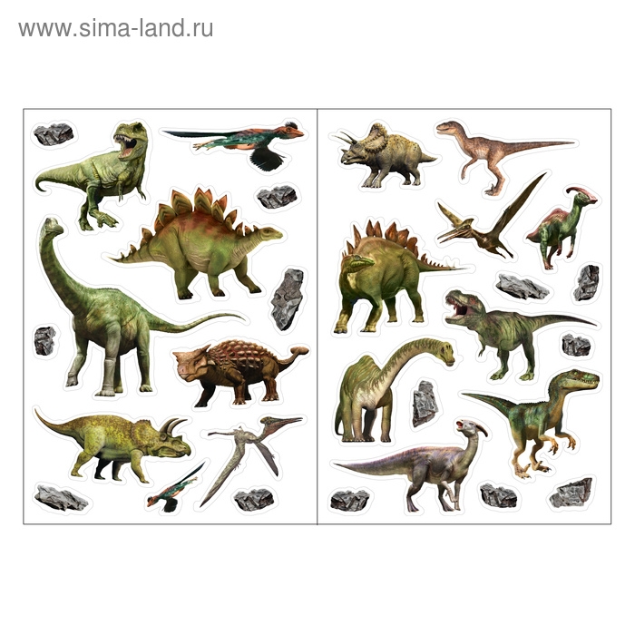 Многоразовые наклейки набор &laquo;Для мальчиков №1&raquo;, 2 шт.