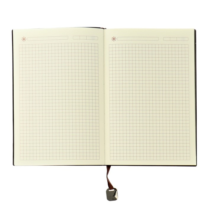 Ежедневник недатированный А5,116 листов в клетку, тонированный срез, обложка " ЛАЙТ " МИКС