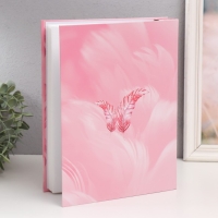 Фотоальбом на 200 фото 13х18 см "Пёрышки в дымке" в коробке МИКС 5,5х23х29,5 см