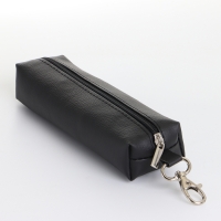 Ключница на молнии, длина 16 см, кольцо, карабин, цвет чёрный Ключница на молнии, длина 16 см, кольцо, карабин, цвет чёрный