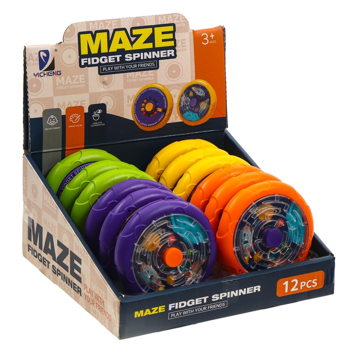 Головоломка «Космос» со спинером, цвета МИКС Головоломка «Космос» со спинером, цвета МИКС