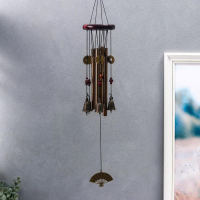 Музыка ветра металл "Веер" 4 трубки 5 колокольчиков 60х8,3 см Музыка ветра металл "Веер" 4 трубки 5 колокольчиков 60х8,3 см