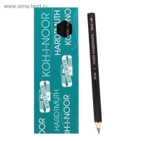 Карандаш утолщенный чернографитный 5.6 мм, Koh-I-Noor Jumbo Black Star 1820 4B, L=175 мм Карандаш утолщенный чернографитный 5.6 мм, Koh-I-Noor Jumbo Black Star 1820 4B, L=175 мм