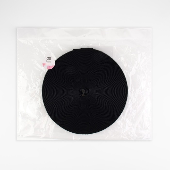 Липучка «Петля», 20 мм × 25 ± 1 м, цвет чёрный Липучка «Петля», 20 мм × 25 ± 1 м, цвет чёрный