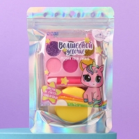 Набор детской косметики с наклейками &laquo;Волшебной девочке&raquo;, тени, блеск для губ