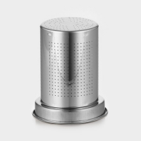 Чайник заварочный из нержавеющей стали «Леранс», 1,2 л, металлическое сито, цвет хромированный Чайник заварочный из нержавеющей стали «Леранс», 1,2 л, металлическое сито, цвет хромированный