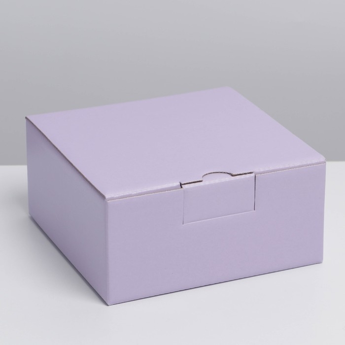 Коробка подарочная складная, упаковка, &laquo;Лавандовая&raquo;, 15 х 15 х 7 см