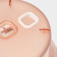 Табурет-подставка &laquo;Рубин&raquo;, пластик, 26&times;20 см, персиковый