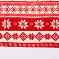 Плед Этель "Новогодний узор" 180*200 см,100% п/э, корал-флис 220 гр/м2
