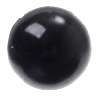 Глаза винтовые с заглушками, набор 40 шт., размер 1 шт. &mdash; 1 см, цвет чёрный