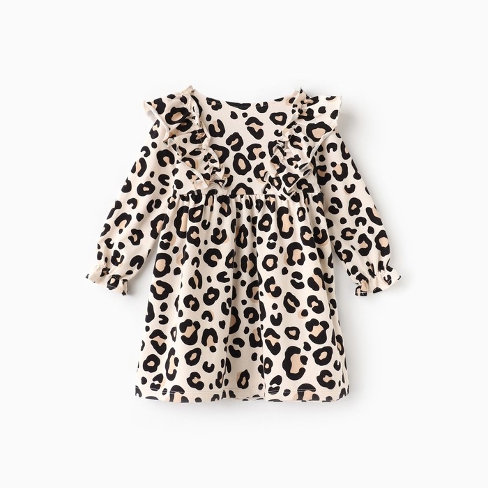 Платье детское с рюшами KAFTAN "Trendy" р.30 (98-104)