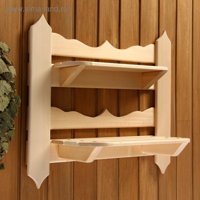 Полка резная, 54&times;48&times;14 см