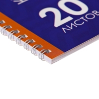 Альбом для рисования А4, 20 листов на гребне "Спорт", обложка мелованный картон, блок офсет 100 г/м² Альбом для рисования А4, 20 листов на гребне "Спорт", обложка мелованный картон, блок офсет 100 г/м²