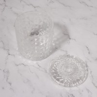 Органайзер для хранения, 1 секция, с крышкой, d = 10 &times; 12,5 см, цвет прозрачный