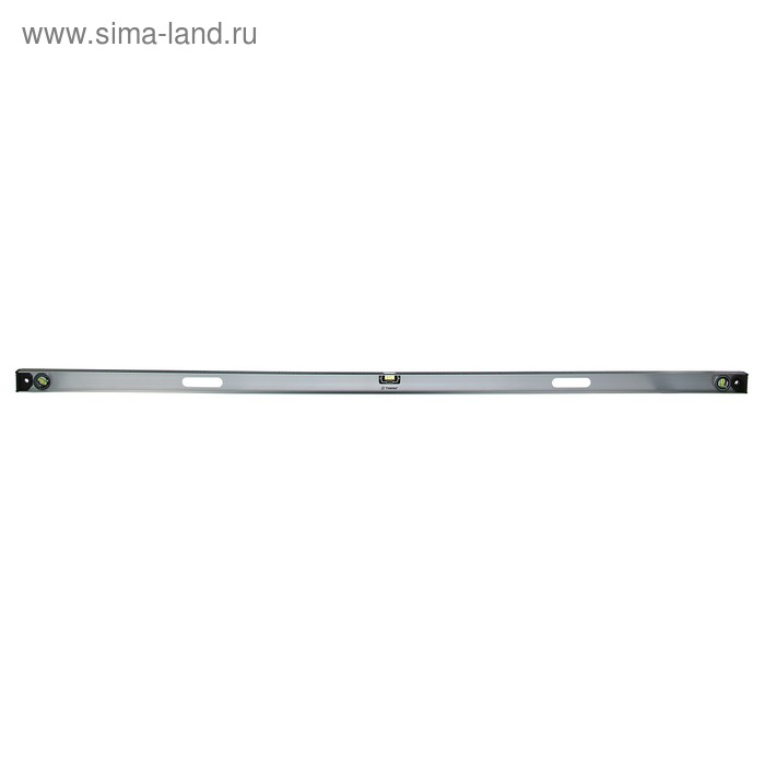 Уровень алюминиевый ТУНДРА "Рельс", 3 глазка (1 поворотный), 2000 мм